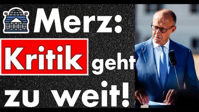 Mehr über den Artikel erfahren Kritik wäre Herabsetzung des Kanzlers! Wohin soll man den Kanzler herabsetzten? Er ist die Talsohle!