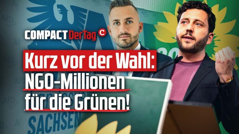 Mehr über den Artikel erfahren Kurz vor der Wahl: NGO-Millionen für die Grünen!💥