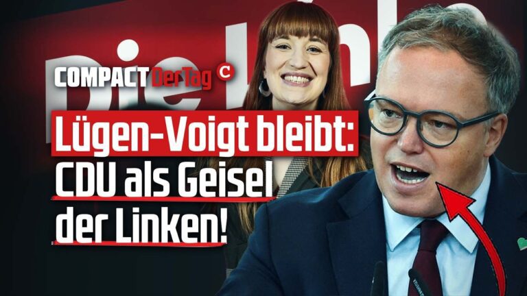 Mehr über den Artikel erfahren Lügen-Voigt bleibt: CDU als Geisel der Linken!💥