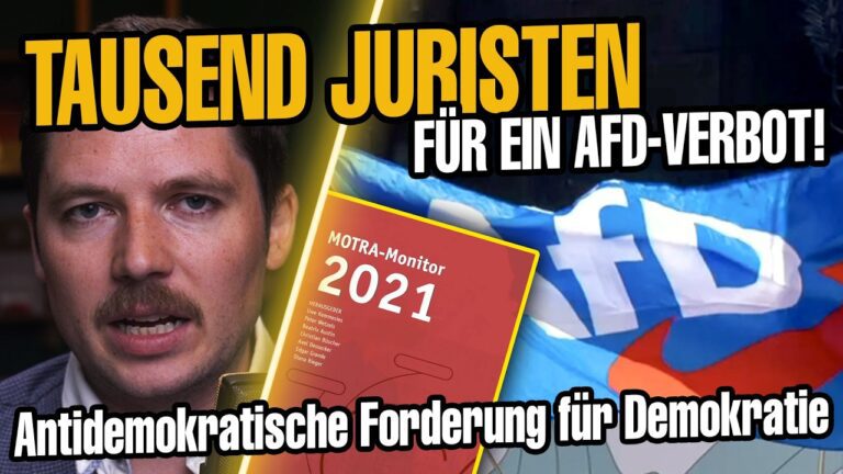 Mehr über den Artikel erfahren Mehr als 1000 Juristen gegen die AfD – Verbotsforderung erneut entfacht?