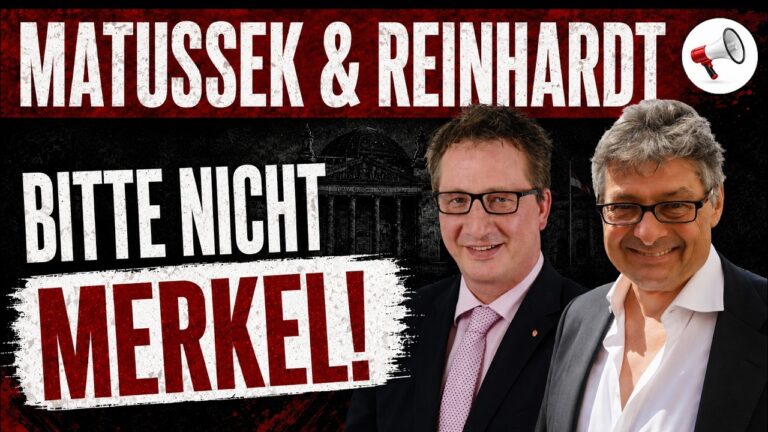 Mehr über den Artikel erfahren Merkel als Bundespräsidentin? Bitte nicht! | Matussek & Reinhardt Ausgabe #70