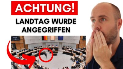 Mehr über den Artikel erfahren Messer-Mann stürmt Berliner Abgeordnetenhaus & Merz redet Migration trotzdem schön!