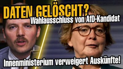 Mehr über den Artikel erfahren Ministerium löscht Daten über AfD Kandidaten