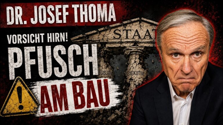 Mehr über den Artikel erfahren Pfusch am Bau | Satire mit Dr. Josef Thoma