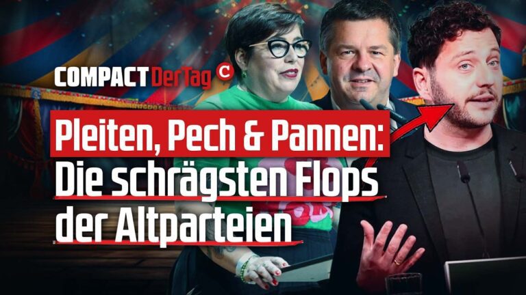 Mehr über den Artikel erfahren Pleiten, Pech & Pannen: Die schrägsten Flops der Altparteien💥
