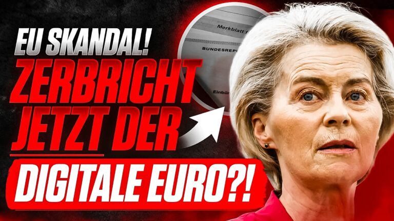 Mehr über den Artikel erfahren PURES CHAOS! Kippt der Digitale Euro JETZT komplett?!