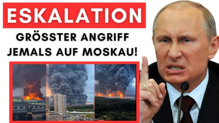 Mehr über den Artikel erfahren Rekordangriff auf Moskau! + Spanien schiesst russische Drohne ab + Putin verlegt Zerstörer in Ostsee