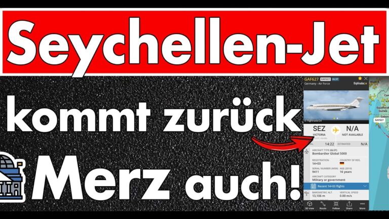 Mehr über den Artikel erfahren Seychellen-Jet + Merz’ Rückkehr: Was für ein Zufall…
