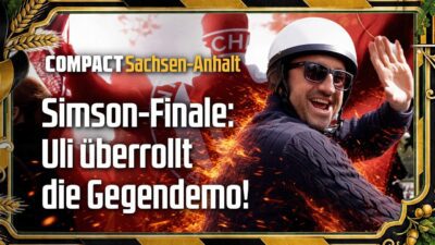 Mehr über den Artikel erfahren Simson-Finale: Uli überrollt Gegendemo!