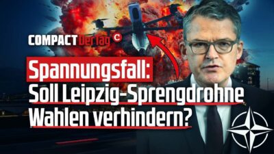 Mehr über den Artikel erfahren Spannungsfall: Soll Leipzig-Sprengdrohne Wahlen verhindern?💥