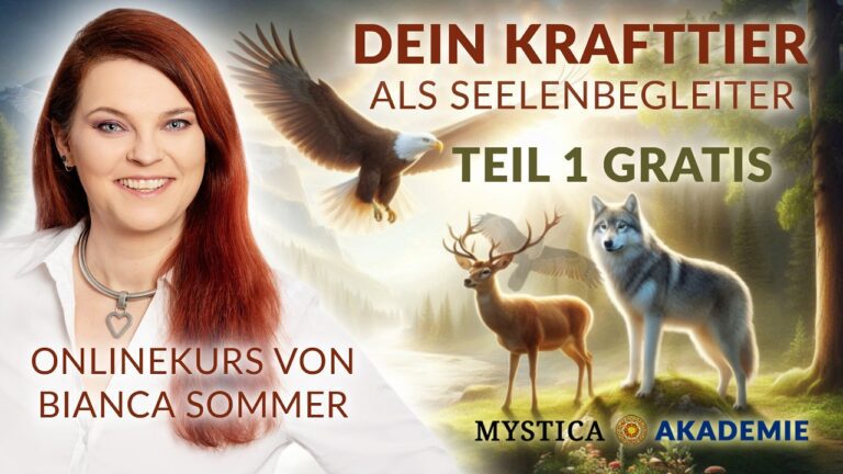 Mehr über den Artikel erfahren Teil 1 gratis für Dich: Onlinekurs „Dein Krafttier als Seelenbegleiter“ | MYSTICA-AKADEMIE