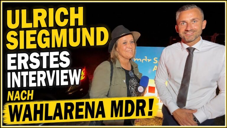 Mehr über den Artikel erfahren Ulrich Siegmund ERSTES Interview nach Wahlarena mit Sven Schulze „Fakt ist!“ beim MDR – Eindrücke