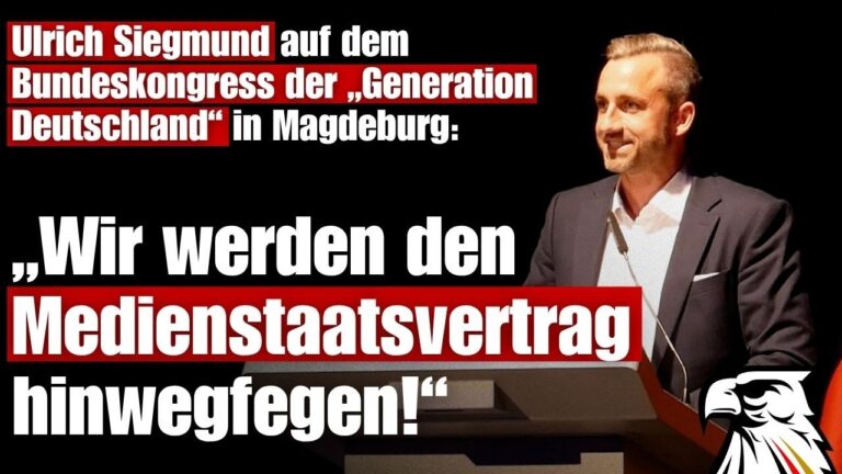 Mehr über den Artikel erfahren Ulrich Siegmund: „Wir werden den Medienstaatsvertrag hinwegfegen!“