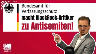 Mehr über den Artikel erfahren Verfassungsschutz macht BlackRock-Kritiker zu Antisemiten!