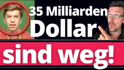 Mehr über den Artikel erfahren Wahnsinn: Anhänger der Grünen verbrennt 35 Milliarden Dollar in wenigen Monaten!