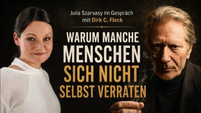 Mehr über den Artikel erfahren Warum manche Menschen sich nicht selbst verraten | Julia Szarvasy im Gespräch MIT Dirk C. Fleck