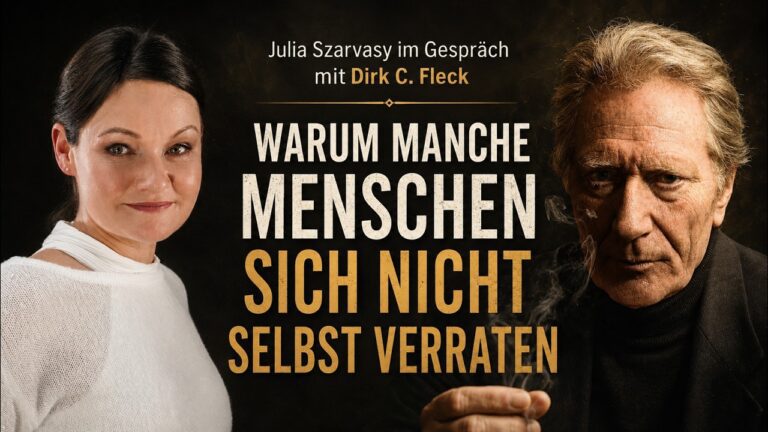 Mehr über den Artikel erfahren Warum manche Menschen sich nicht selbst verraten | Julia Szarvasy im Gespräch MIT Dirk C. Fleck