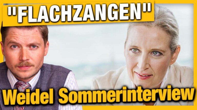 Mehr über den Artikel erfahren Weidel im Sommerinterview „Flachzangen“, Feroz Khan in Essen eskaliert & Syrer mit 32 Kindern