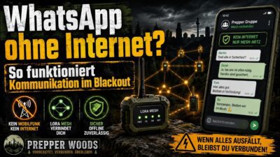 Mehr über den Artikel erfahren WhatsApp ohne Internet? So funktioniert Kommunikation im Blackout | Prepper Woods