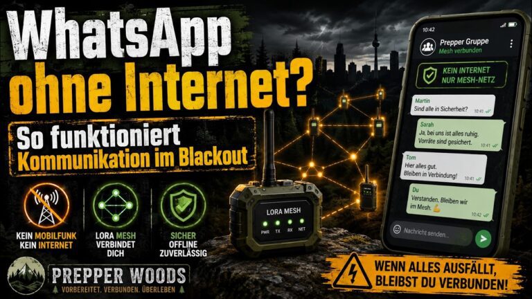 Mehr über den Artikel erfahren WhatsApp ohne Internet? So funktioniert Kommunikation im Blackout | Prepper Woods