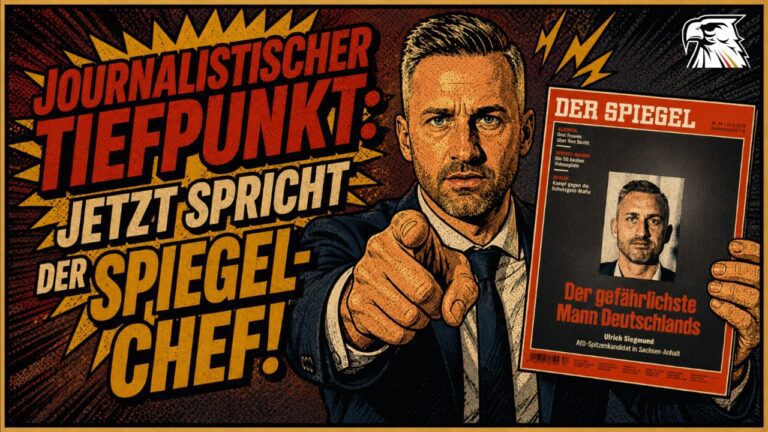 Mehr über den Artikel erfahren Wird immer peinlicher: SPIEGEL-Chef Kurbjuweit schwurbelt über den irren Ulrich-Siegmund-Titel! 🤡