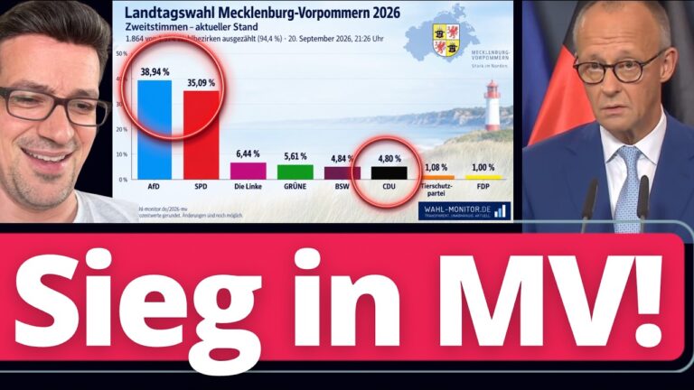 Mehr über den Artikel erfahren 4,8% ACHTUNG: CDU FLIEGT RAUS! Merz dreht durch!