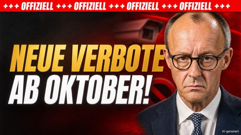 Mehr über den Artikel erfahren AB OKTOBER: Diese NEUEN VERBOTE gelten für DICH!