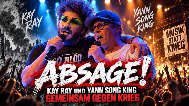 Mehr über den Artikel erfahren „Absage“  – Kay Ray & Yann Song King gemeinsam gegen Krieg