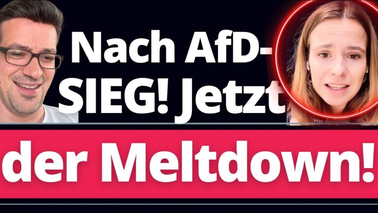 Mehr über den Artikel erfahren ACHTUNG: Links-Grüner MELTDOWN nach AfD-Sieg!