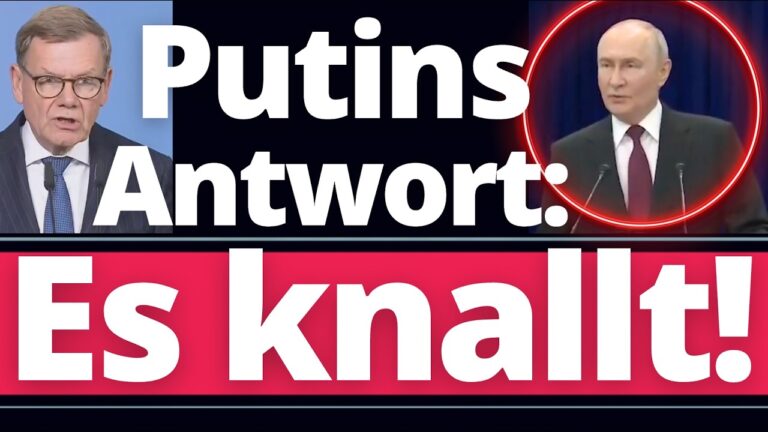 Mehr über den Artikel erfahren ACHTUNG: Putin schlägt zurück: „Merz hat keinen Rückhalt der Deutschen!“