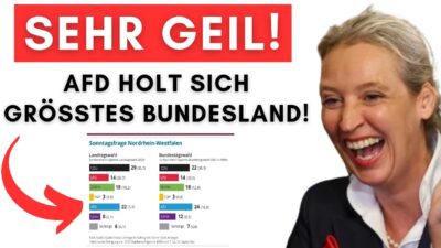 Mehr über den Artikel erfahren AfD in NRW erstmals auf Platz 1 + Baerbock heult rum + Merz droht SPD mit der Hölle!