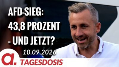 Mehr über den Artikel erfahren AfD-Sieg: 43,8 Prozent – und jetzt? | Von Janine Beicht | Apolut