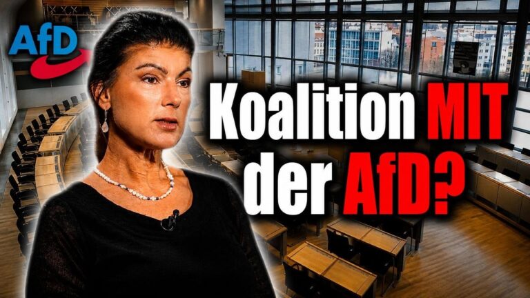 Mehr über den Artikel erfahren AfD über 40 % – jetzt kommt es auf das BSW an // Sahra Wagenknecht