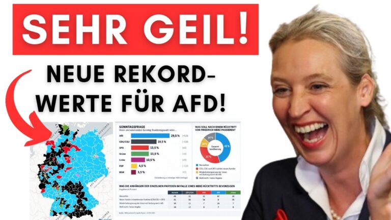 Mehr über den Artikel erfahren AfD und BSW sind sich über Posten einig + AfD mit neuem Rekordvorsprung zur CDU!