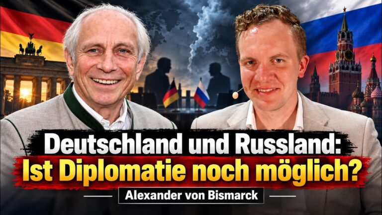 Mehr über den Artikel erfahren Alexander von Bismarck über Russland, Aufrüstung und die Zukunft Deutschlands