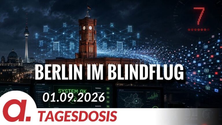 Mehr über den Artikel erfahren Berlin im Blindflug | Von Michael Hollister | Apolut