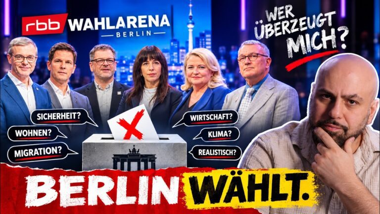 Mehr über den Artikel erfahren Berlin-Wahl 2026: Meine Reaktion auf die Wahlarena – B-LASH