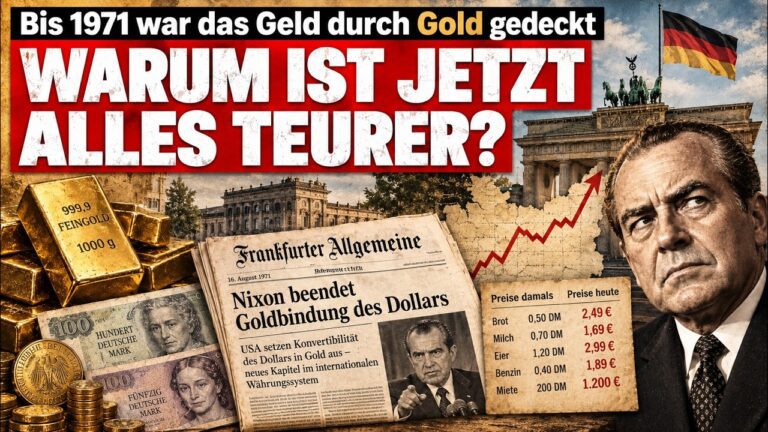 Mehr über den Artikel erfahren Bis 1971 war das Geld durch Gold gedeckt — warum wird heute alles teurer?