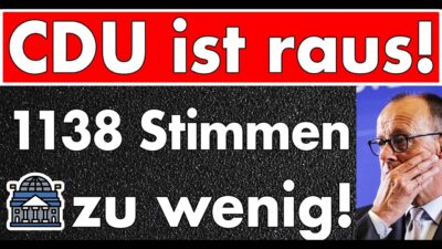 Mehr über den Artikel erfahren CDU fliegt aus Landtag! Historisches Desaster & der Chef will nicht gehen! Revolte jetzt von unten!