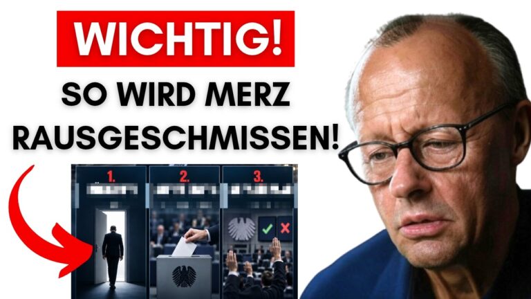Mehr über den Artikel erfahren Die 3 Szenarien, wie Merz jetzt rausgeschmissen werden kann! (wichtiges Kleingedrucktes!)