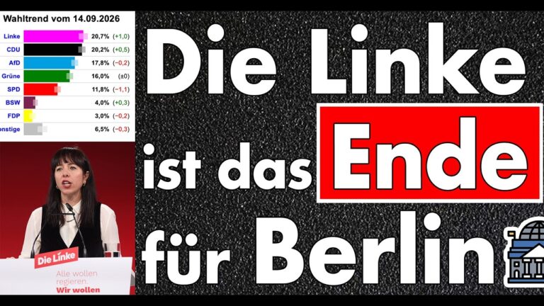 Mehr über den Artikel erfahren Die Linke auf Platz 1 in Berlin – Das Wahlprogramm, bei dem das Blut gefriert