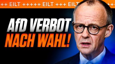 Mehr über den Artikel erfahren DIREKT NACH WAHL: REGIERUNG startet SOFORTIGES AfD VERBOT!
