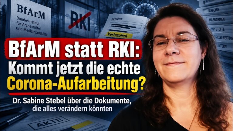 Mehr über den Artikel erfahren Dr. Sabine Stebel: BfArM-Dokumente – Der nächste Corona-Skandal?