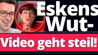Mehr über den Artikel erfahren EIL: Jetzt tickt Saskia Esken endgültig aus! Wildes WUT-Video gegen AfD!