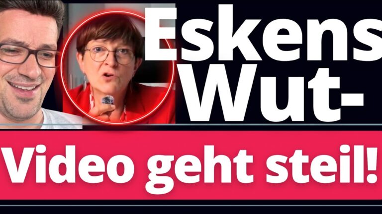 Mehr über den Artikel erfahren EIL: Jetzt tickt Saskia Esken endgültig aus! Wildes WUT-Video gegen AfD!