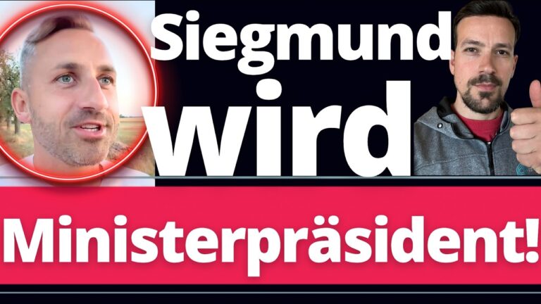 Mehr über den Artikel erfahren EIL: Siegmund wird Ministerpräsident! Wahl im DEZEMBER! ER WIRD ES SCHAFFEN!