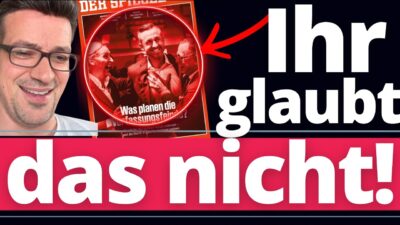 Mehr über den Artikel erfahren EIL: SPIEGEL endgültig im AfD-TRAUMA! Das müsst ihr sehen!