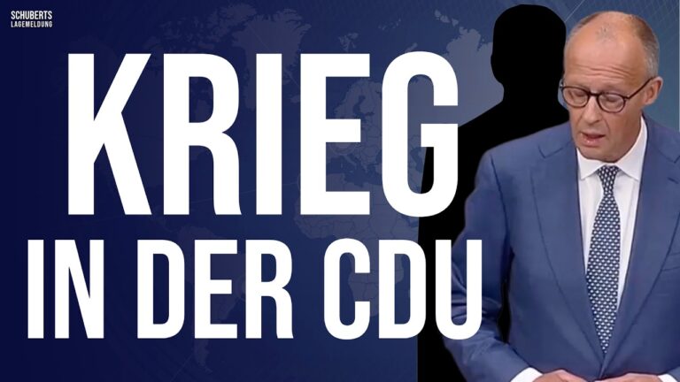 Mehr über den Artikel erfahren Eilt💥Merz verliert die Nerven💥Leak💥Bürgerkriegsstimmung in der Partei💥CDU-Spaltung: Es beginnt…
