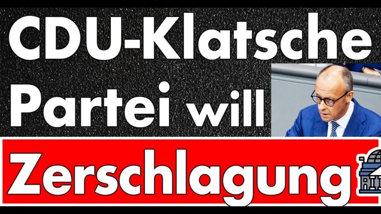 Mehr über den Artikel erfahren Ende Merz oder Ende CDU – Zeit läuft bald ab! Zerschlagung der CDU als Option!