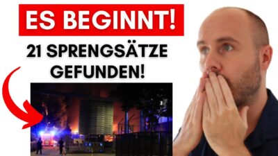 Mehr über den Artikel erfahren Es beginnt: Die ersten 3 Anschläge nach AfD-Sieg: 21 Sprengsätze gefunden!